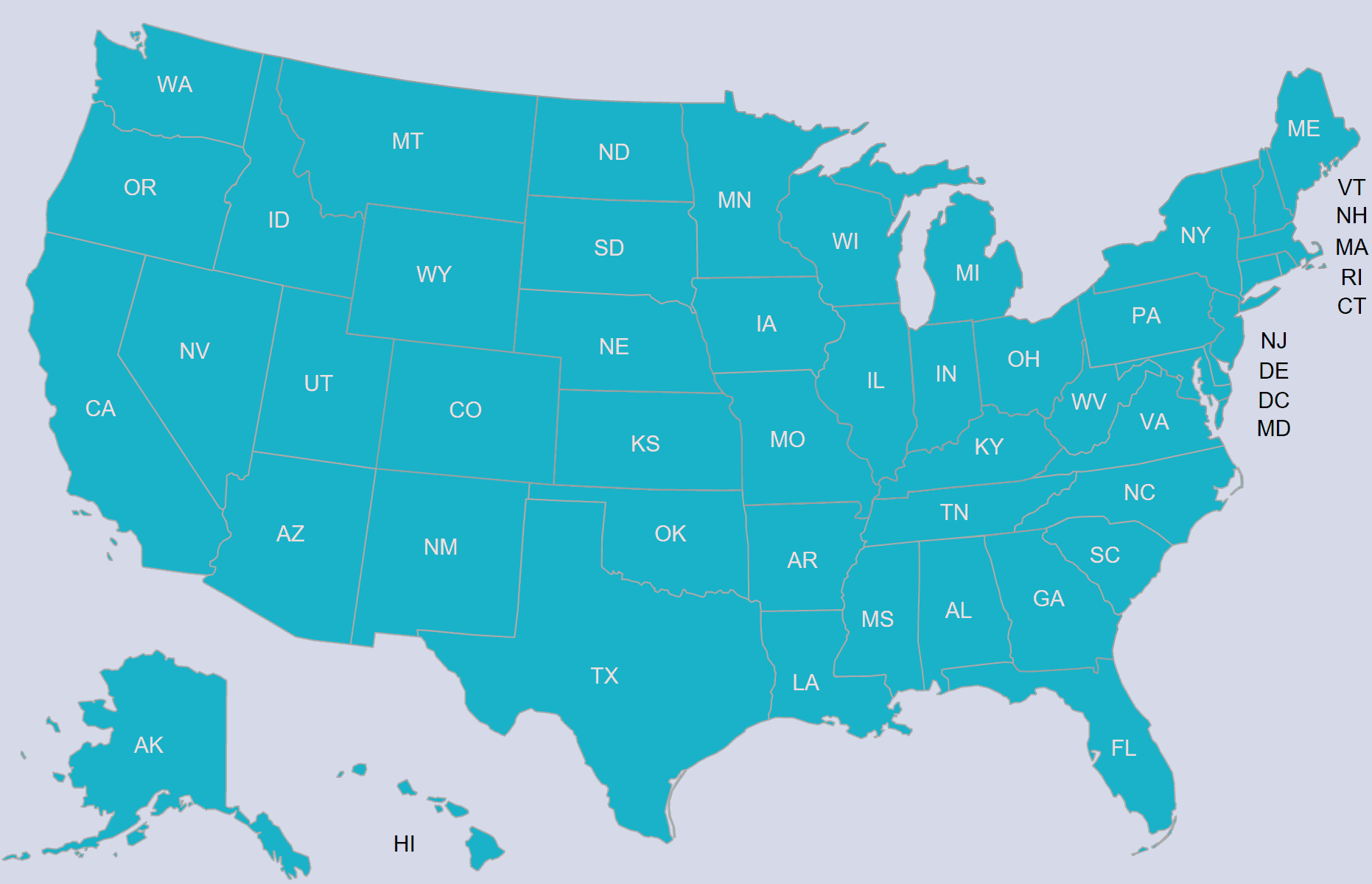 US Public Universities by State