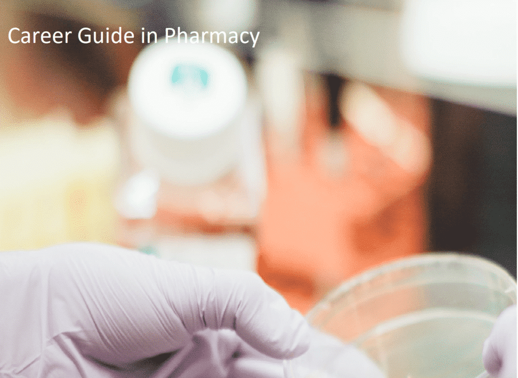 Career Guide in Pharmacy
