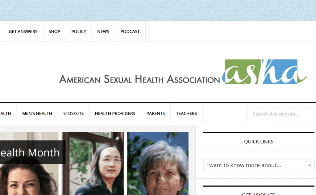 Discover insights about sexual health with ASHA.